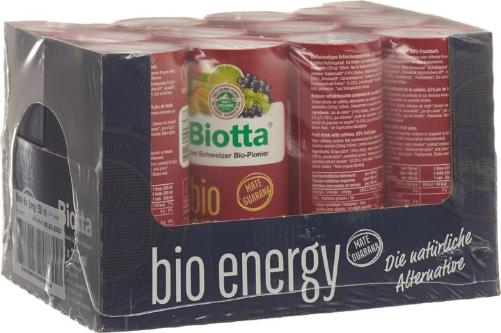 Immagine prodotto Biotta Energy Drink (12 x 25 cl)