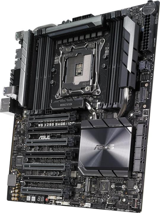 Produktbild ASUS Ws X299 Sage/10g (LGA 2066, Intel X299, SSI CEB)