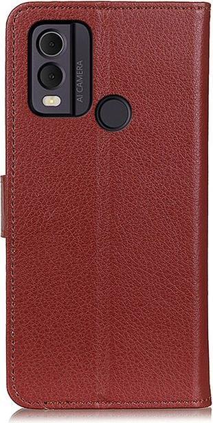 Actual product image MU Classic Litchi Leather Bookcover Series (Nokia C22)