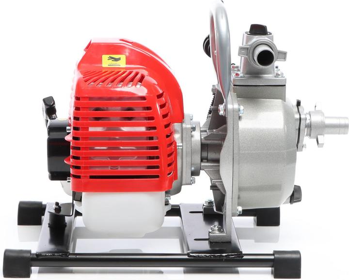 Produktbild XPOtool Benzin Wasserpumpe 1,25kW 25,4mm 8.000l/h 30m Gartenpumpe 2-Takt-Motor (Gartenpumpe)