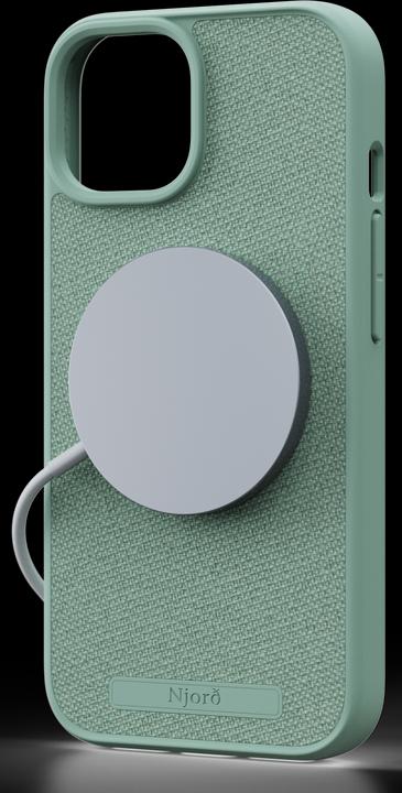 Image du produit Njord Étui rigide en tissu MagSafe Turquoise (Apple iPhone 15, Apple iPhone 13, Apple iPhone 14)