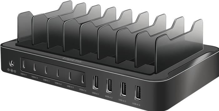 Produktbild LogiLink USB-C Ladestation (120 W)