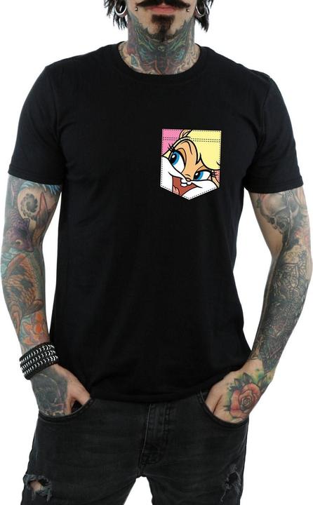 Produktbild Looney Tunes Lola Bunny Face Faux Pocket TShirt (S)