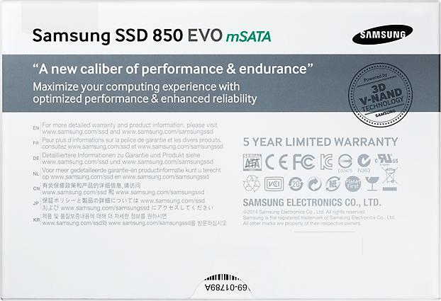 Produktbild Samsung 850 Evo (1000 GB, mSATA)