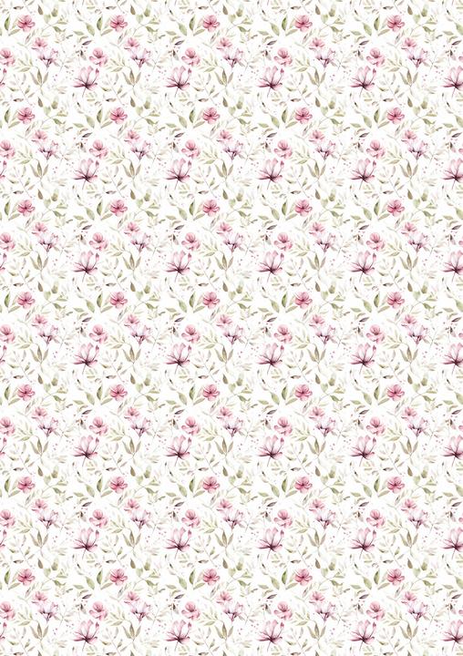 Actual product image Ciao Bella Motiv-Strohseiden Sortiment "Secret Garden", DIN A5, 8er-Set (8 x)