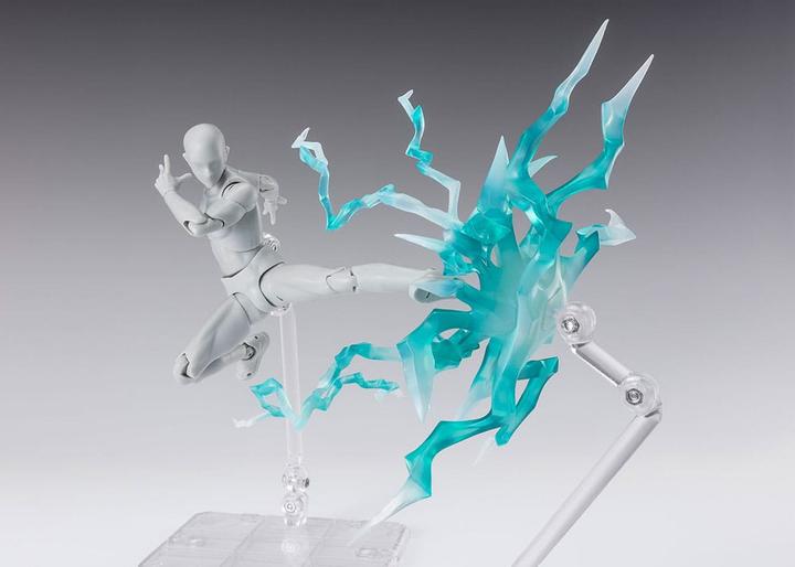 Actual product image Bandai Namco Tamashii Effect Action Figure Accessories Thunder Green Version for S.H.Figuarts