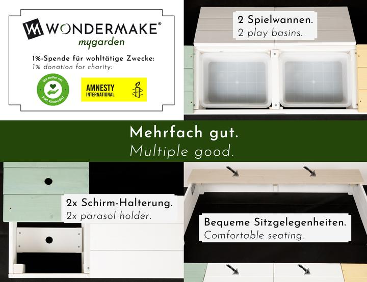Produktbild Wondermake Arena2 mit Spielwannen und Abdeckung