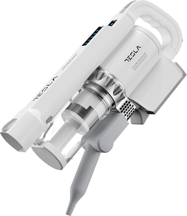 Produktbild Tesla HS300WX Steelstofzuiger /u0026 Elektrische bezem Zakloos 0,2 l 200 W Grijs, Wit