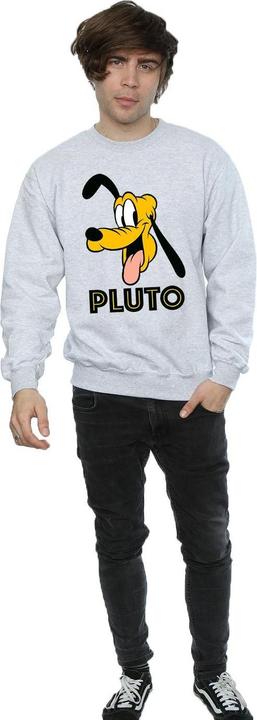Actual product image Disney Mens Pluto Face Sweatshirt (S)