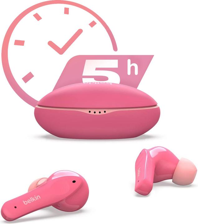 Produktbild Belkin SoundForm Nano Bluetooth In-Ear Kinder Kopfhörer, kabellos, 85 dB Begrenzung, True Wireless