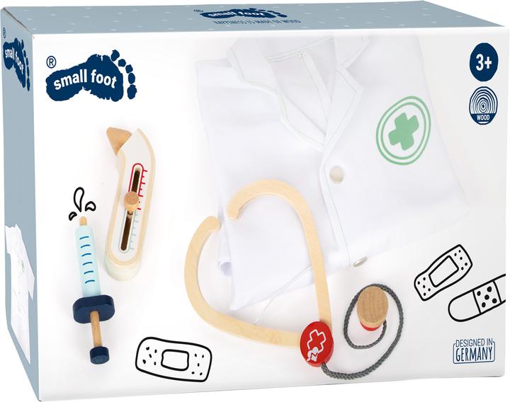 Actual product image small foot Doctor Coat Play Set