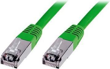 Image du produit Digitus CAT 5e SF-UTP Câble patch PVC AWG 26/7 Longueur 1 m Couleur vert (SF/UTP, CAT5e, 1 m)