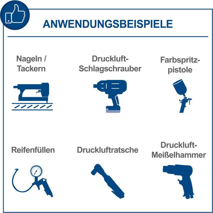 Produktbild Scheppach HC25si Kompressor (8 Bar, 24 l)
