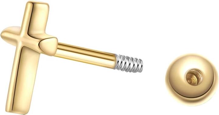 Immagine prodotto Glanzstücke München Orecchino da donna con croce in argento - 37358 (Argento)