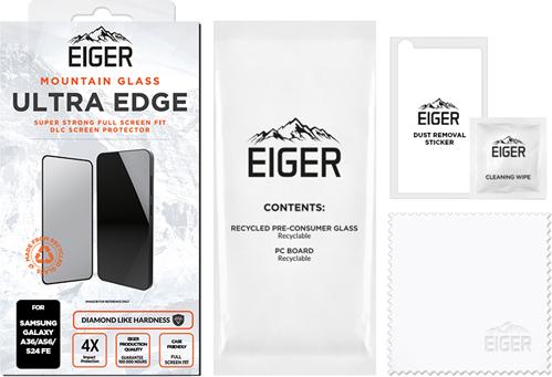 Image du produit Eiger verstärktes Display-Glas Full Screen Fit Mountain Glass Ultra Clear Edge (1 pièce(s), Samsung Galaxy A56)