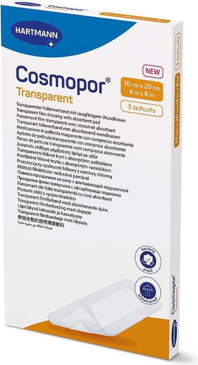 Actual product image Cosmopor transparent 10x20cm sterile 5 pcs (5 x)