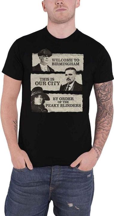 Immagine prodotto Peaky Blinders This Is Our City Maglietta Adulto Unisex (S)