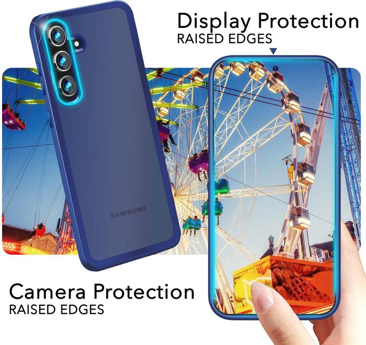 Immagine prodotto Nalia Copertura ibrida semitrasparente con cornice protettiva (Samsung Galaxy S24+)