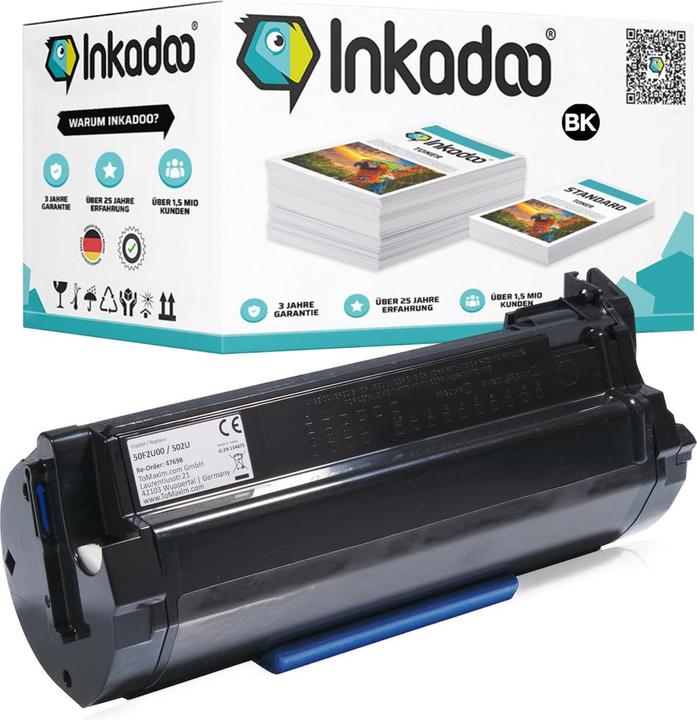 Actual product image Inkadoo Compatible toner for Lexmark MS 610 dn (FC)