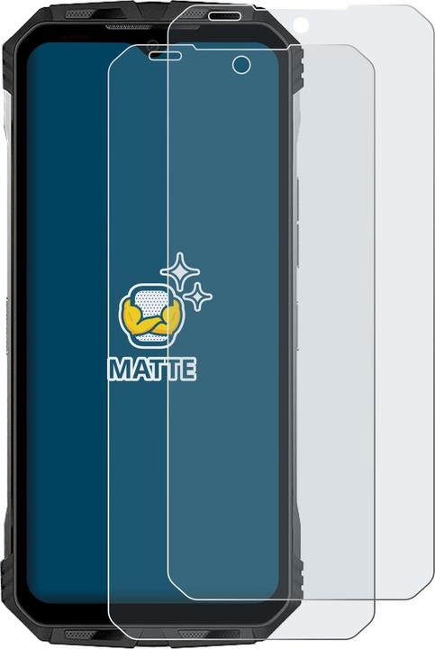 Actual product image BROTECT Anti-glare screen protector matt (2 Piece, Doogee S110)