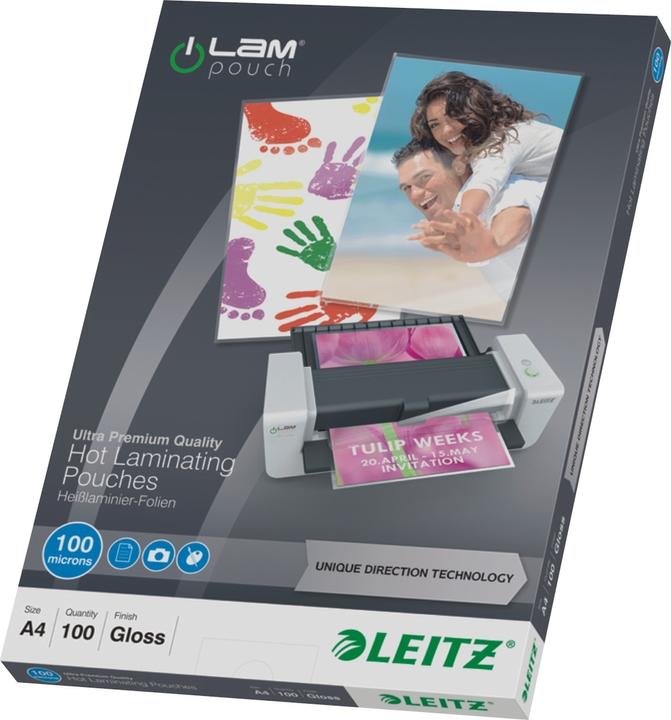 Actual product image Leitz Laminating foil (A4, 100 Piece, 100 µm)