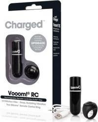 Produktbild Screaming O Charged Vooom Remote Control Bullet Black 0.1kg (Körpergel)