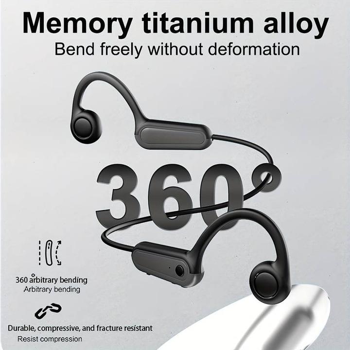 Produktbild PhoneLook Stylische kabellose Bluetooth-Knochenleitungs-Kopfhörer für Sport Laufen Radfahren Fitness (ANC, 11 h, Kabellos)