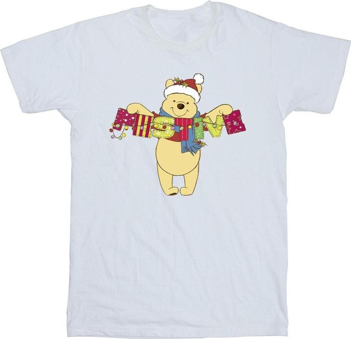 Actual product image Disney Mens Winnie The Pooh Festive T-Shirt (XL)