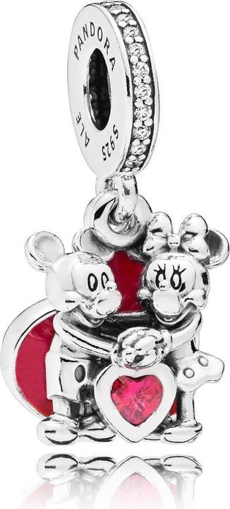 Pandora Minnie & Mickey With Love dangle Charms/Beads (Silber 925)