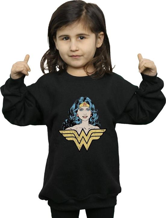 Image du produit - Sweat WONDER WOMAN GAZE - Fille (140, 146)