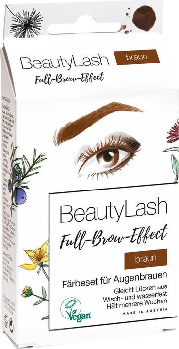Image du produit BeautyLash Kit de teinture végétalienne pour les sourcils et les cils (marron) (Marron)