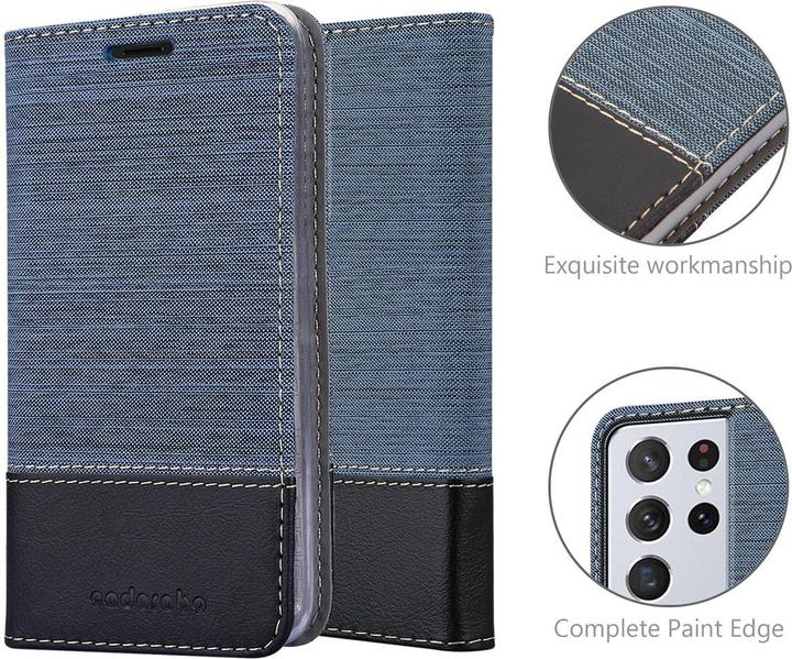 Image du produit Cadorabo Couverture look jeans Book (Samsung Galaxy S21 Ultra)