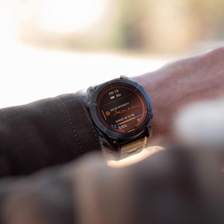 Image du produit Garmin Fenix 7 X PRO GPS Montre multisports, Sapphire Solar Edition, gris (51 mm)
