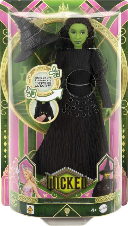 Actual product image Mattel Doll with Sound Singing Elphaba *German Version*