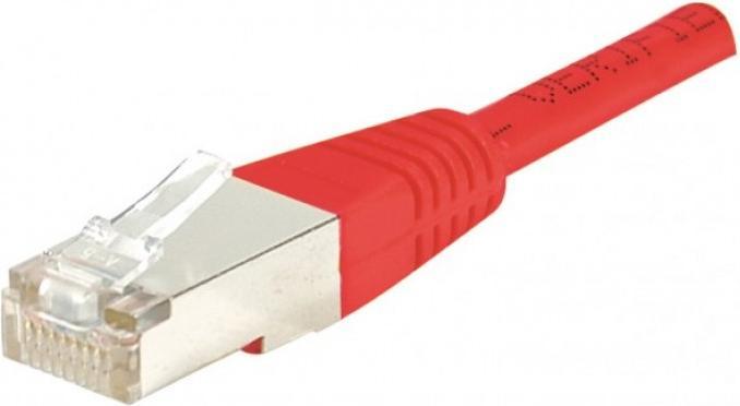 Produktbild Exertis Connect Dexlan Cat5E RJ45 FTP 10 m 9.99744m Cat5e F/UTP (FTP) Rot Netzwerkkabel (F/UTP, CAT5e, 10.00 m)