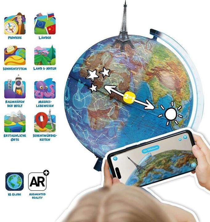 Immagine prodotto Alldoro Globo 3D interattivo, 32 cm (32 cm)