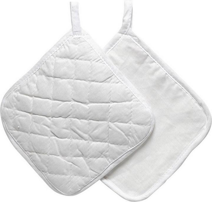 Creativ Company Topflappen weiss (Baumwolle, Polyester)