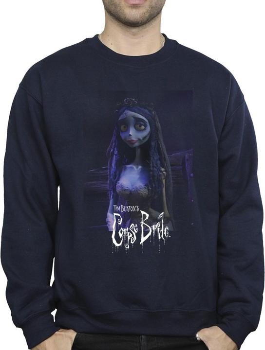 Actual product image Corpse Bride Mens Emily Poster Sweatshirt (XXL)