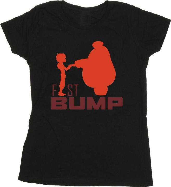 Actual product image Disney Womens/Ladies Big Hero 6 Baymax Fist Bump Cutout Cotton T-Shirt (XXL)