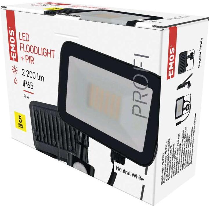 Image du produit Emos Projecteur Profi 20 W 2200lm AC 220V - 240V (2200 lm, IP65)