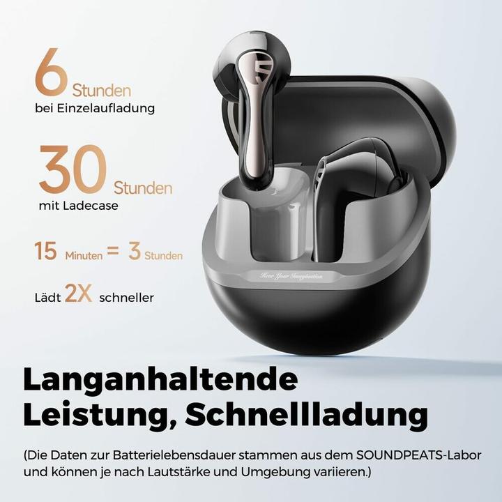 Actual product image Soundpeats Air 5 (ANC, 6 h, Wireless)
