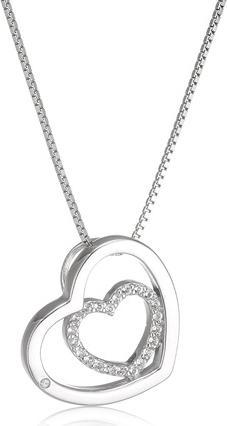 Image du produit Hot Diamonds Collier coeur en argent Adorable Encased DP691