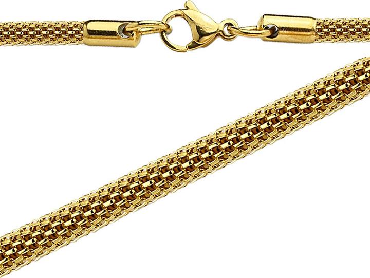 Immagine prodotto Star Piercing Catena con maglia placcata oro (senza ottone, Acciaio chirurgico 316L)