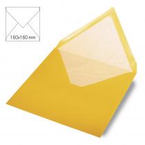 Produktbild Rayher Kuvert quadratisch, uni, FSC Mix Credit, sonnen (160 x 160 mm, 5 x)