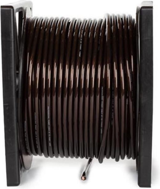 Actual product image Cables POWER CABLE - TRANSPARENT BLACK - 100 m (Cable ties)