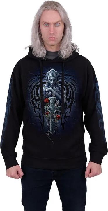 Actual product image Spiral Unisex Adult Grieving Angel Hoodie (S)
