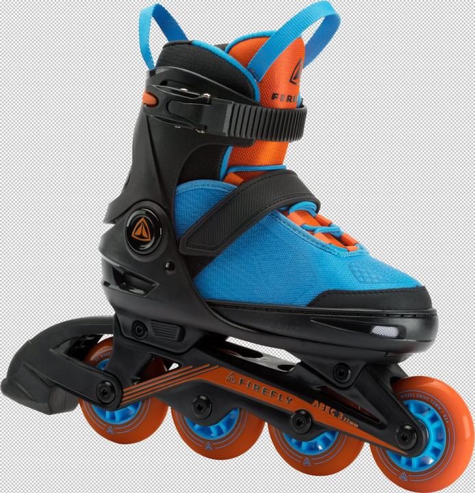 Image du produit Firefly Patin inline pour enfants 510 Boy (taille : 37.0-40.0 (roues 76 mm), 901 noir/bleu/or (37)