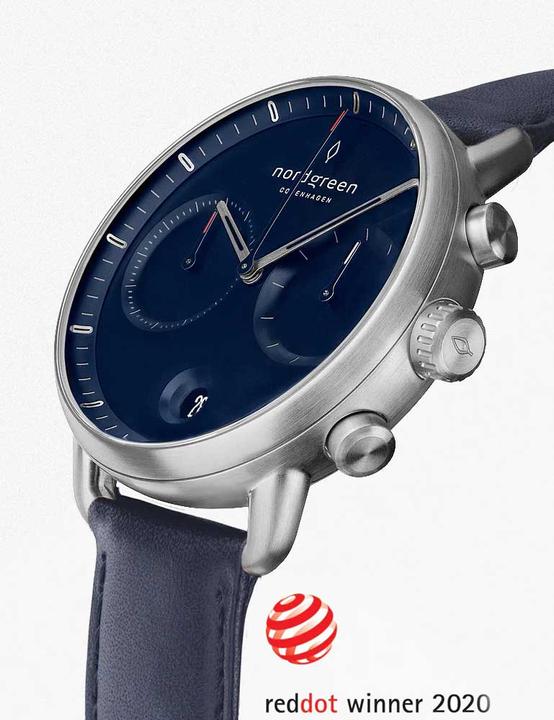 Actual product image Nordgreen PI42SIVENANA Pioneer (Chronograph)