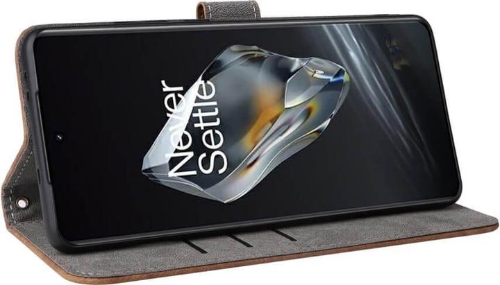 Productafbeelding Cover-Discount OnePlus 12 - Hoesje met RFID-blokker bruin (OnePlus 12)