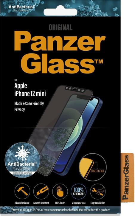 Image du produit PanzerGlass Privacy (1 pièce(s), Apple iPhone 12 mini)
